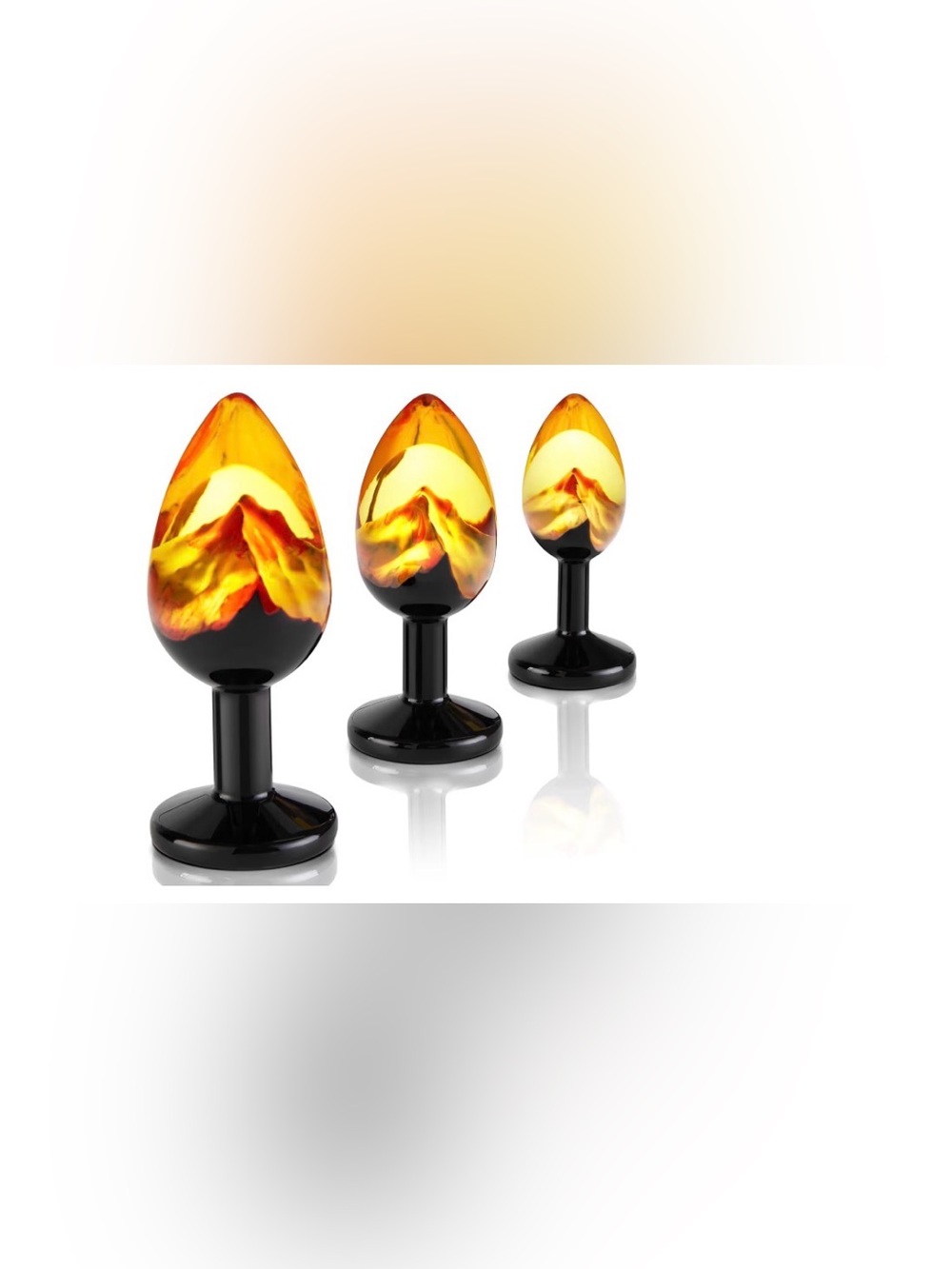 Artistic Resin Display Set – 3 Piece Gradient Design Collection